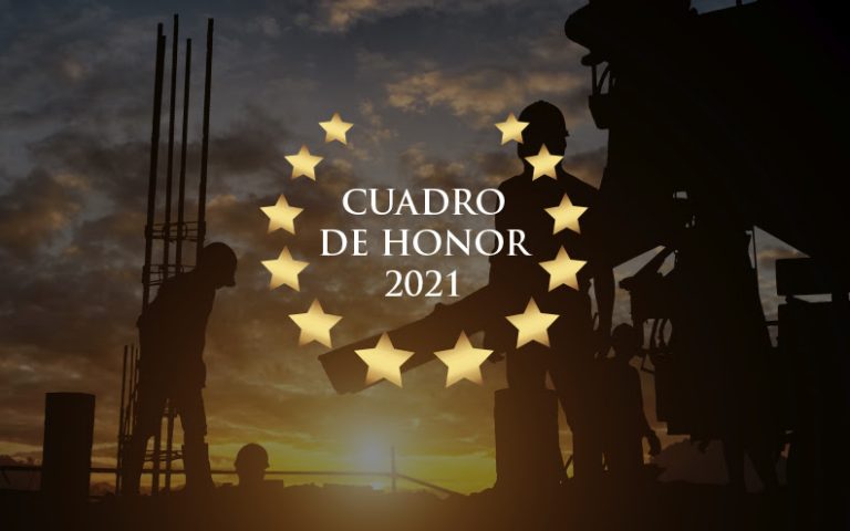 Cuadro de Honor Seguridad Laboral Construcción 2