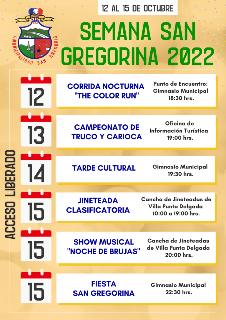 Calendario-Semana-San-Gregorina-2022
