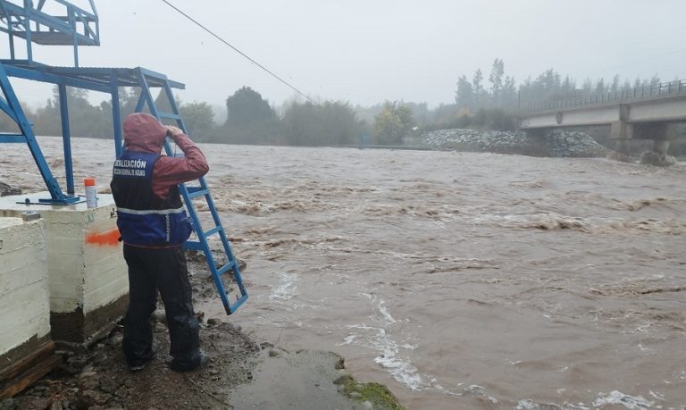 DGA Maule en terreno, puente Yacal