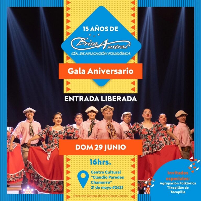 Afiche Brisa Austral Gala Aniversario 2025